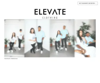 Elevateclo.com(Elevate Clothing GmbH) Screenshot