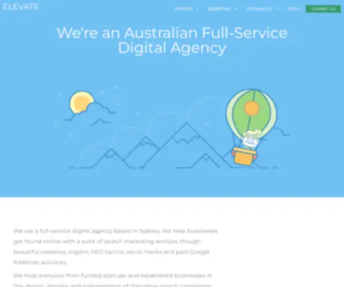 Elevateconsulting.com.au(Sydney Digital Marketing Agency) Screenshot