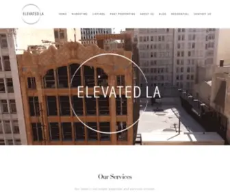 Elevated-LA.com(Commercial Real Estate) Screenshot