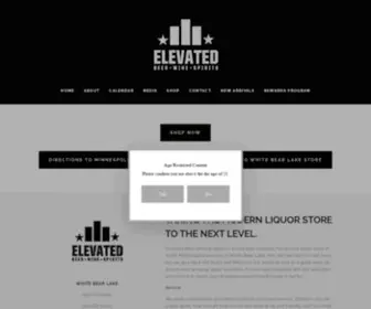 Elevatedbws.com(Elevated Beer Wine & Spirits) Screenshot