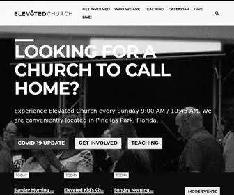 Elevatedchurch.com(Experience the Spirit) Screenshot