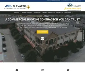 Elevatedcommercialroofing.com(Elevated Commercial Roofing) Screenshot