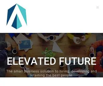 Elevatedfuture.com(The small business solution for recruiting and HR consulting) Screenshot