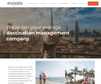 Elevatedmc.com(Destination Management Company) Screenshot