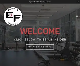 Elevatefitnesspt.com(Elevate Fitness) Screenshot