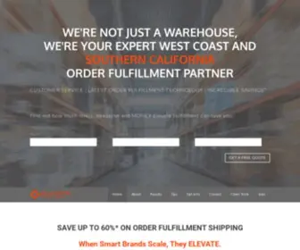 Elevatefulfillment.com(ELEVATE FULFILLMENT) Screenshot