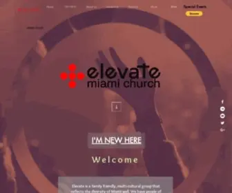 Elevatemiamichurch.com(Spirit Filled Christian Church) Screenshot