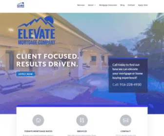 Elevatemortgage.net(Elevate Mortgage) Screenshot