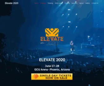 ElevatemusicFestival.com(Elevate 2022) Screenshot