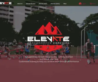 Elevateperformancecoaching.com(Triathlon Coaching) Screenshot