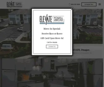 Elevatepowellandbroad.com(New Apartments in Fuquay) Screenshot