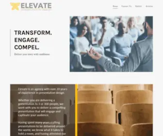 Elevatepresentation.com(Elevate Presentation Design) Screenshot