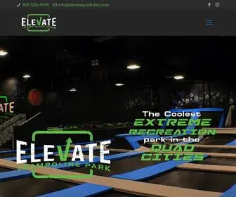 Elevatequadcities.com(Elevate Trampoline Park) Screenshot