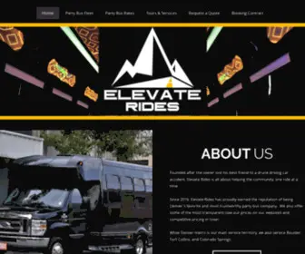 Elevaterides.com(Elevate Rides Party Bus) Screenshot