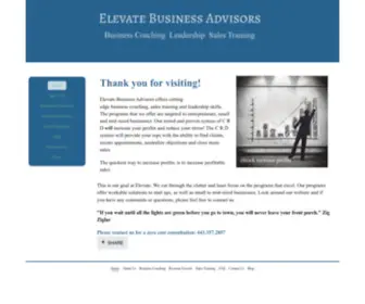 Elevatesalesconsult.net(Elevate Business Advisors) Screenshot