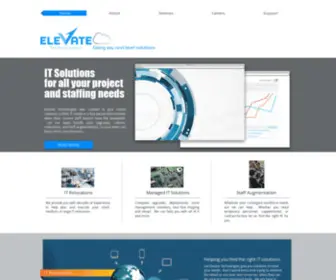 Elevatetechnologiesusa.com(IT Managed Services) Screenshot
