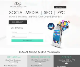 Elevateyouronlinebrand.com(Social Media & SEO) Screenshot