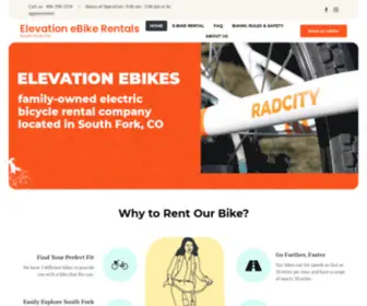 Elevationebikes.com(South Fork) Screenshot