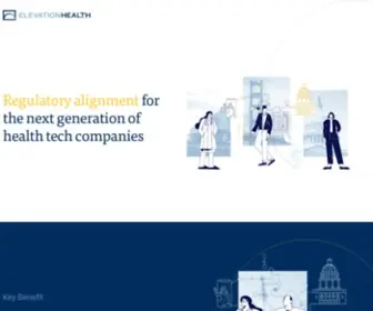 Elevationhealthconsulting.com(Regulatory Alignment for Health Tech Companies) Screenshot