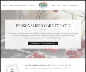 Elevationhealthpc.com(Elevation Health PC) Screenshot