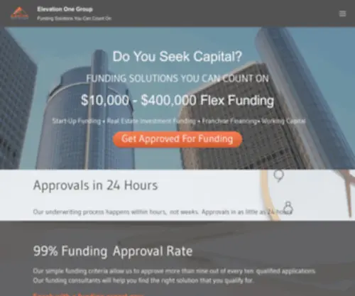 Elevationonegroup.com(Elevation One Group) Screenshot