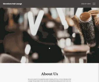 Elevationshairlounge.com(Elevations Hair Lounge) Screenshot