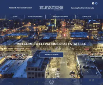 Elevationsrealestate.com(Elevations Real Estate LLC) Screenshot