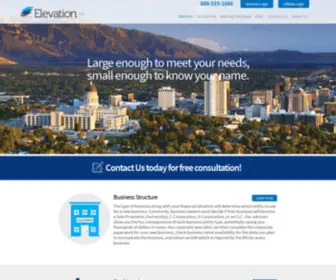 Elevationtaxportal.com(Small Business Accounting) Screenshot