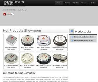 Elevator-Buttons.com(Manufacturer of elevator buttons.It) Screenshot