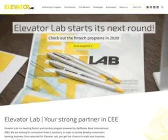 Elevator-Lab.com(Discover Elevator Lab) Screenshot