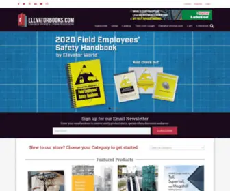 Elevatorbooks.com(Elevator Books) Screenshot