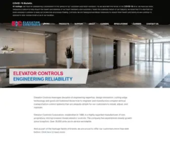 Elevatorcontrols.com(Elevator Controls) Screenshot