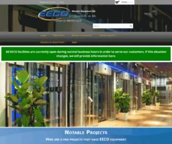 Elevatorequipment.com(Elevator Control Valves) Screenshot