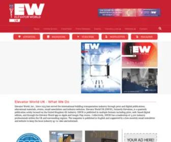 Elevatorworlduk.com(Elevator World UK (EWUK)) Screenshot