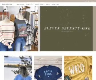 Eleven71Shop.com(Eleven Seventy) Screenshot