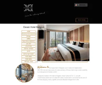 Elevenbangkok.com(Eleven Hotel Bangkok) Screenshot