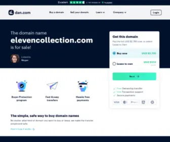Elevencollection.com(Forsale Lander) Screenshot