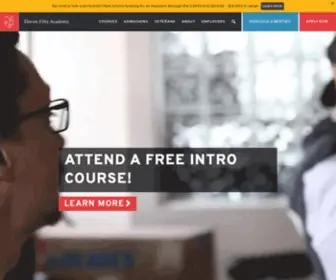 Elevenfifty.org(Indy Nonprofit Coding Bootcamp & Code Academy) Screenshot
