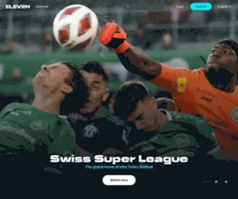 Elevensports.it(The world's largest sport & entertainment platform) Screenshot