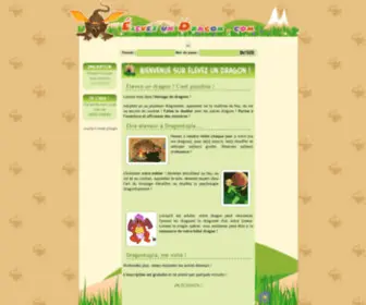 Elevezundragon.com(☼ Jeu d'élevage virtuel) Screenshot