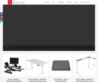 Elevodesk.eu(Regulowane biurka stojąco) Screenshot