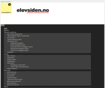 Elevsiden.no(Just another WordPress site) Screenshot
