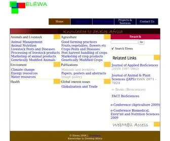 Elewa.org(Knowledge to develop Africa) Screenshot