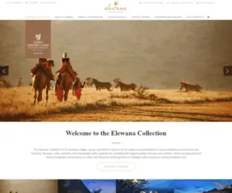 Elewanacollection.com(Elewana Collection) Screenshot