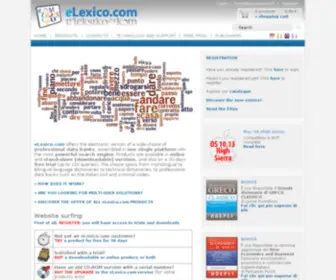 Elexico.com(Dictionary) Screenshot