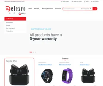 Elexro.com(One shop solution of all electronics) Screenshot