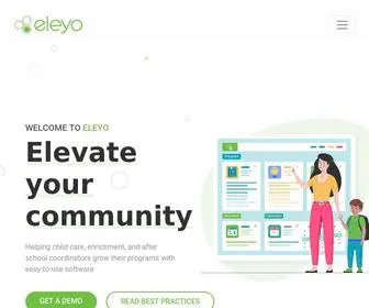 Eleyo.com(Elevate your community) Screenshot