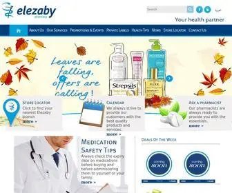Elezabypharmacy.com(El Ezaby Pharmacy) Screenshot