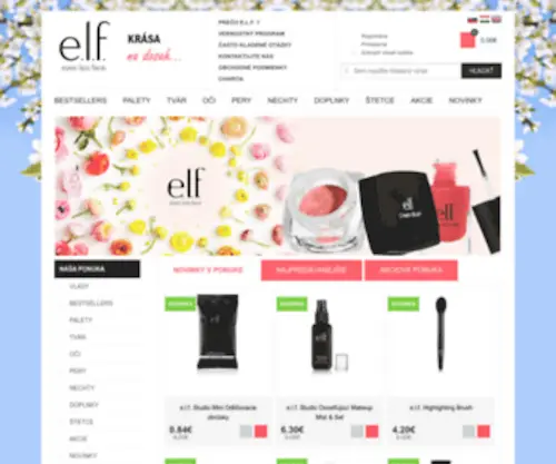 ELF-Kozmetika.eu(Krása na dosah) Screenshot