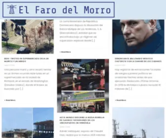 Elfarodelmorro.net(El Faro del Morro) Screenshot